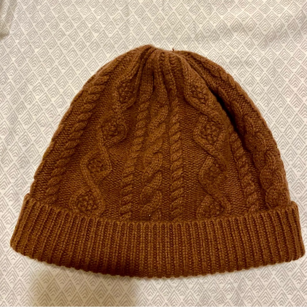 Wilfred Cozy Mocha Knit Merino Blend Touque - Beanie